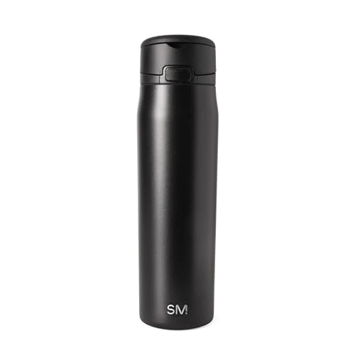 Limited-time offer: Simple Modern Mesa Loop Water Bottle with Straw | 24oz Cup Holder Friendly Insulated Stainless Steel Bottles for Travel, Sports and School | Midnight Black from 29.00 £ to 22.99 £ (save 21%)