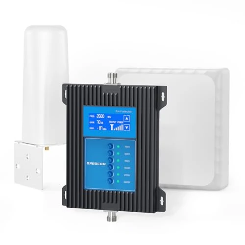 Offerta a tempo: ORBOCOM Ripetitore Segnale Cellulare Banda 1/3/7/8/20/28 Ripetitore 5G 4G 3G Guadagno Regolabile di Amplificatore Segnale Cellulare Supporta Tutti Gli Operatori, Con Schermo LCD ad Alta Definizione - 0.00% da 329.00 € a 329.00 €