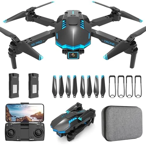 Oferta limitada: Dron con Camara 1080P para Niños y Adultos, Drone FPV con 30 min de Vuelo/Altitud Retención RC Quadcopter para Principiantes, Juguetes Regalo para Niños (Blue) de 39.98 EUR a 39.98 EUR (ahorro 0%)