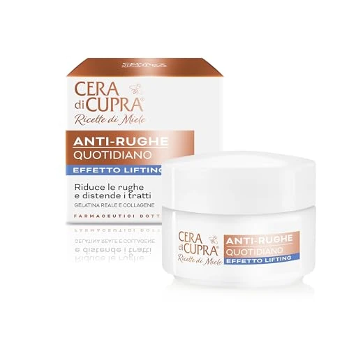 Offerta a tempo: Cera di Cupra, Antirughe Quotidiano Ricette di Miele, Effetto Lifting con Gelatina Reale e Collagene Vegetale, Leviga e Rassoda, 50 ml, Clinicamente Testato - 0.00% da 8.99 € a 8.99 €