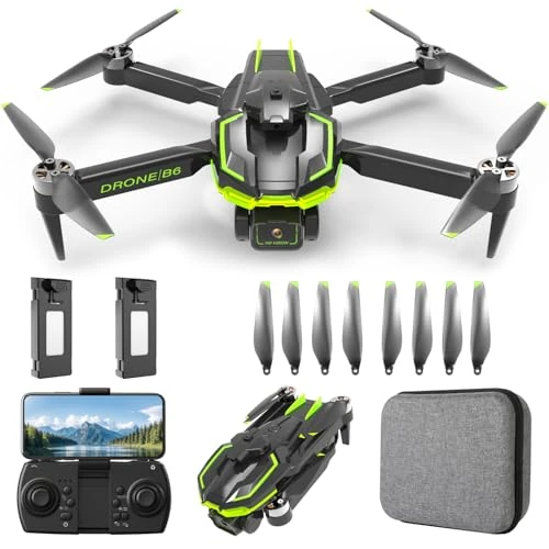 Oferta limitada: Dron para Niños con Camara 1080P, Drone FPV para Principiantes Motor Brushless con 38 min de Vuelo/Altitud Retención/3D Flip, Juguetes Regalo para Niños (Black) de 59.99 EUR a 49.99 EUR (ahorro 17%)