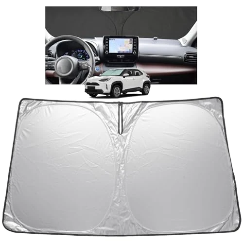 Offerta a tempo: [Upgrade] GAFAT Compatibile con Toyota Yaris Cross 2020-2025 2026 Parasole per Parabrezza Interno, Protezione Solare, Raffreddamento, Protezione UV, Accessori Yaris Cross 2025 [Non per Yαris] - 5% da 34.99 € a 33.24 €