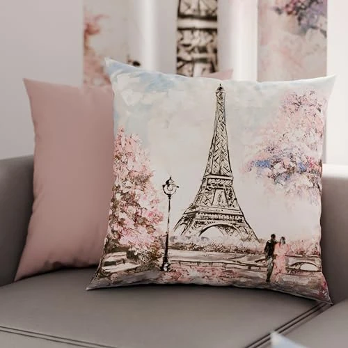 Oferta limitada: PETTI Artigiani Italiani - Par de Fundas de Almohada 35x35 cm, Pareja de Funda de Cojín Paris, 100% Microfibra Hipoalergénica, Paquete de 2, Made in Italy de 13.90 € a 13.90 € (ahorro 0.00%)