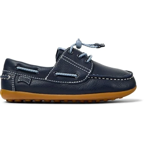 Limited-time offer: Camper Peu Cami Kids - Moccasin/Nautical Dark Blue 33 (EU) from 46.80 £ to 46.80 £ (save 0.00%)
