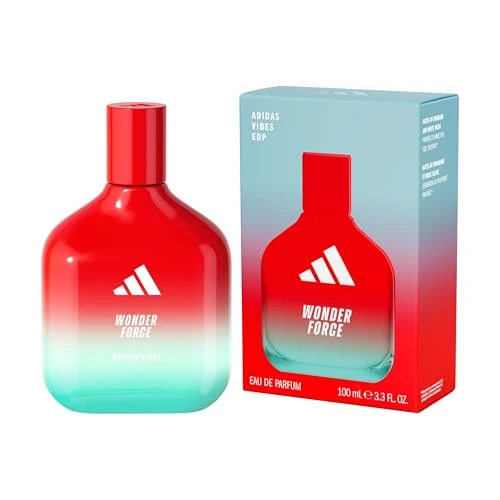 Limited-time offer: adidas Vibes Wonder Force Eau de Parfum for All Exciting Sunny Fragrance Long Lasting Fragrance Rhubarb and White Musk 100ml from 25.00 £ to 25.00 £ (save 0.00%)