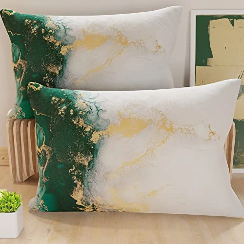 Offre limitée : PETTI Artigiani Italiani - 2 Taies d’Oreiller 60x40 cm en Microfibre, Coussins Décoratifs Chambre, Salon, Lot de 2 Housses de Coussin, Taie Marbre 09, 100% Made in Italy de 14.90 € à 14.90 € (0.00% de remise)