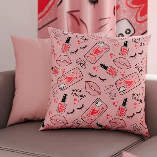 Offerta a tempo: PETTI Artigiani Italiani - Coppia di Federe Cuscino 80x80 cm in Microfibra, Cuscini Arredo Camera da Letto, Divano, Salotto, Set 2 Fodere Copricuscino, Federa Lipstick Rosa, 100% Made in Italy - 71% da 22.90 € a 6.61 €
