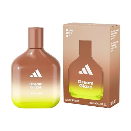 Offre limitée : adidas Vibes Dream Glaze Eau de Parfum, Unisexe, Confort et Détente, parfum longue durée, notes de chocolat noir et de pralin 100 ml de 33.39 € à 31.90 € (4% de remise)