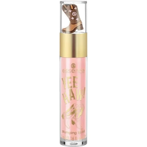 Offre limitée : essence YEE HAW! plumping lip oil huile à lèvres repulpante, regonflant, brillant, chatoyant (5ml) de 2.99 EUR à 2.99 EUR (remise 0%)