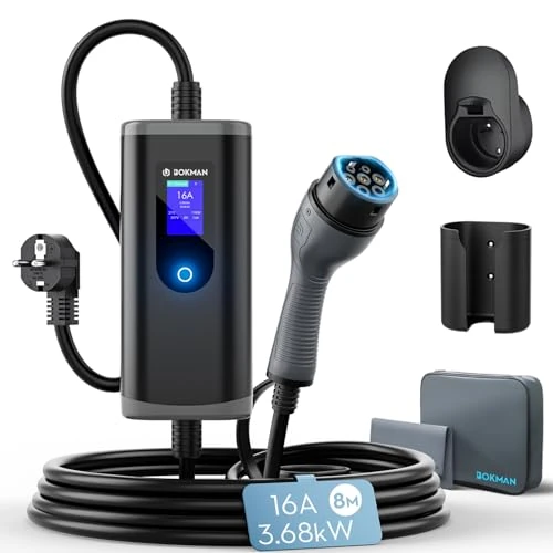 Offre limitée : bokman Chargeur Voiture Electrique de 113.99 € à 108.29 € (5% de remise)