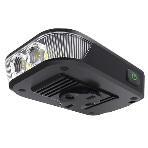 RAVEMEN FR500 500 lumenów przedni reflektor rowerowy, kompatybilny z komputerem rowerowym Garmin/Wahoo 6 trybów USB C automatyczne włączanie/wyłączanie IPX6 Wodoodporny