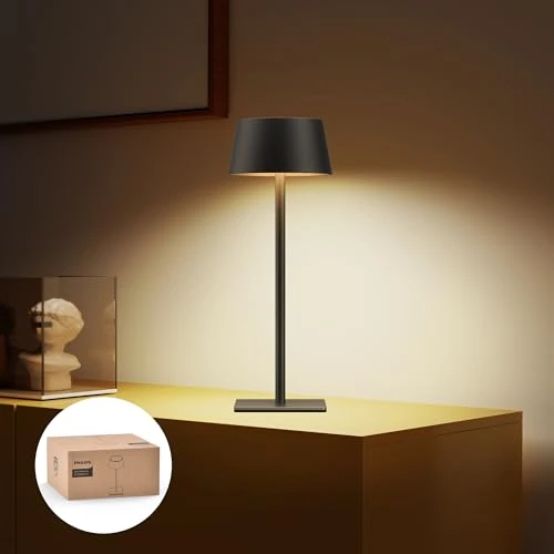 Offerta a tempo: Philips Lampada da Tavolo Solare da Esterno, Luce LED Portatile, Senza Fili a Batteria Altezza Regolabile 2 Posizioni, Comando Touch e Gradazione Continua - 0.00% da 14.47 € a 14.47 €