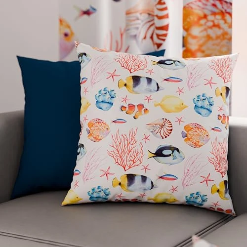 Petti Artigiani Italiani – 2 Kissenbezüge 80x80 cm Mikrofaser – Sofakissenhüllen Dekokissen – Zierkissenbezüge für Couch, Bett, Wohnzimmer – Weiche Kissenhüllen mit modernem Design – Made in Italy