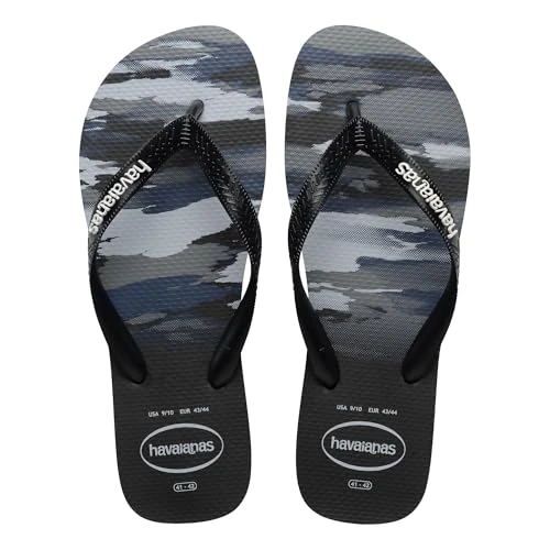 Oferta limitada: Havaianas Top Camu FlipFlop Hombre Black/Black/White 41 EU de 28.00 € a 23.79 € (ahorro 15%)