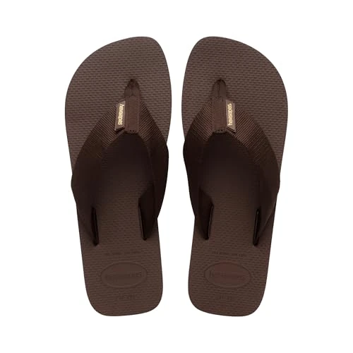 Zeitlich begrenztes Angebot: Havaianas Urban Basic Material Herren FlipFlop Dark Brown/Dark Brown 45 EU von 30.00 € auf 18.31 € (39% Rabatt)