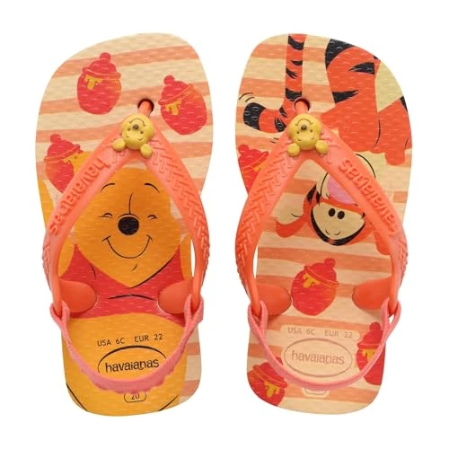 Havaianas - Bebè Disney Classics, Infradito Unisex da Bebè Comode e Sicure, Design Disney, Suola Antiscivolo e Resistenti all’Acqua