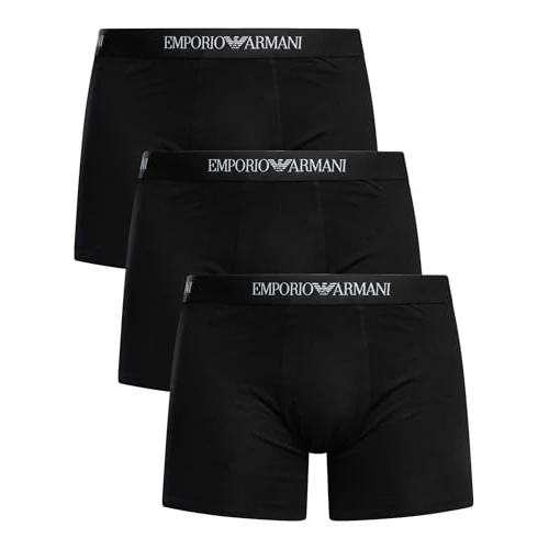 Oferta limitada: EMPORIO ARMANI Calzoncillos Tipo bóxer para Hombre, Negro/Negro/Negro, XL de 48.00 € a 48.00 € (ahorro 0.00%)