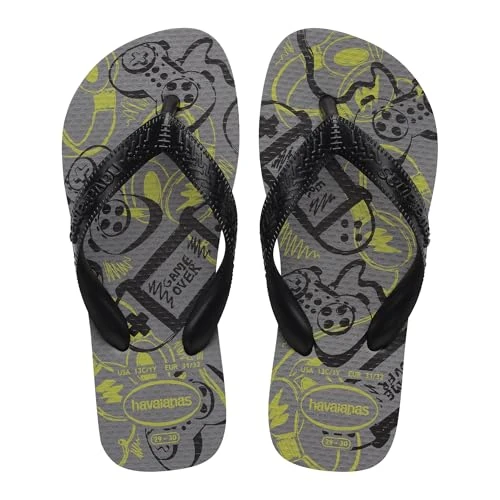 Offerta a tempo: Havaianas Kids Athletic Bambini e ragazzi FlipFlop Steel Grey/Citrus Yellow 25 EU - 14% da 18.00 € a 15.55 €