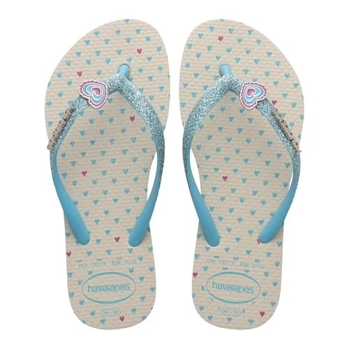 Limited-time offer: Havaianas Kids Slim Glitter II Girls FlipFlop Beige 3.5/4 UK from 28.00 £ to 17.08 £ (save 39%)