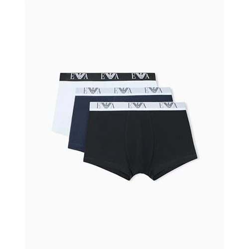 Offerta a tempo: EMPORIO ARMANI Boxer Uomo, Bianco/AR.Blue/Nero, L - 25% da 49.00 € a 36.55 €