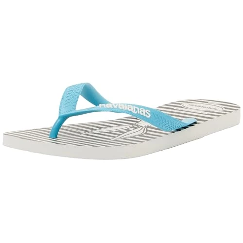 Offre limitée : Havaianas Top Warner Logomania Adultes unisexe Tongs Blanc/Bleu 35/36 EU de 28.00 € à 16.65 € (41% de remise)