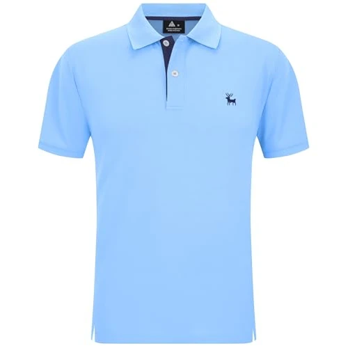 Offerta a tempo: ZITY Polo Uomo Manica Corta T-Shirt per Sport & Casual Confort Morbido - 52% da 35.99 € a 17.23 €