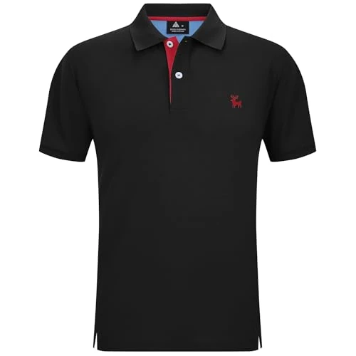Offerta a tempo: ZITY Polo Uomo Manica Corta T-Shirt per Sport & Casual Confort Morbido - 52% da 35.99 € a 17.23 €