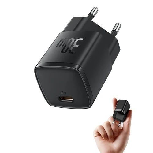 Oferta limitada: Baseus Cargador USB C, cargador rápido de 30 W, fuente de alimentación para iPhone 17, 16, 15, 14, 13, 12, 11 Pro Max, Galaxy 25 24, cargador de teléfono móvil, adaptador de carga rápida, adaptador de de 9.99 EUR a 6.64 EUR (ahorro 34%)