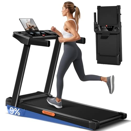 Begrenztes Angebot: Laufband für Zuhause Klappbar mit Steigung 9%, Laufbänder 12KM/H, Treadmill for Home mit 3,0-PS-Motor und LED-Anzeige, Max Belastung 136KG von 239.99 EUR auf 239.99 EUR (Rabatt 0%)