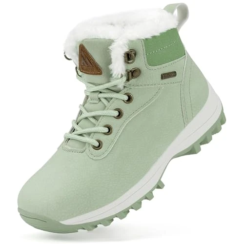 Oferta limitada: Mishansha Botines Niña Invierno Botines Niño Nieve Impermeables Botas Trekking Senderismo Zapatos Invierno Zapatillas Nieve de 44.99 EUR a 28.49 EUR (ahorro 37%)
