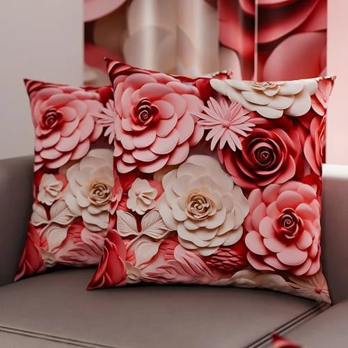 PETTI Artigiani Italiani – 2 Kissenbezüge 35x35 cm Mikrofaser – Sofakissenhüllen Dekokissen – Zierkissenbezüge für Couch, Bett, Wohnzimmer – Weiche Kissenhüllen mit modernem Design – Made in Italy