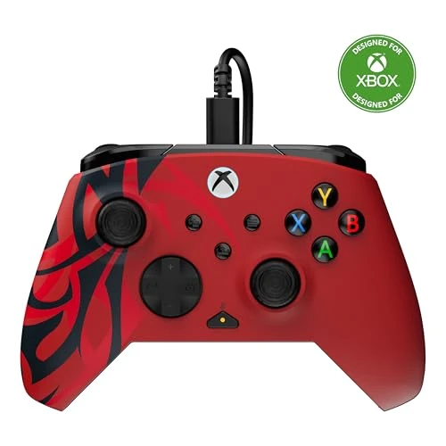 Offerta a tempo: Turtle Beach Rematch Advanced Spirit Red Controller da gaming con cavo per Xbox e PC. Con licenza per Xbox con pulsanti rimappabili, grilletti sensibili e comandi audio - 25% da 39.99 € a 29.99 €