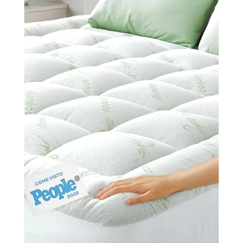 Offre limitée : Surmatelas Confort Nuageux - Protège-Matelas Ultra-Doux, Respirant et rafraîchissant en Viscose de Bambou - 180 x 200 cm, Poches Profondes de 49.99 € à 49.99 € (0.00% de remise)