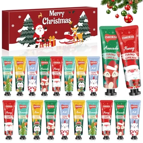Offre limitée : Coffret Cadeau Femme, 20 Pcs Crèmes Mains de Noël, Cadeau Noel,Creme pour Les Mains et Pieds Très Secs et Gercés, Cadeau d'Anniversaire pour Maman Petite Amie Meilleur Ami de 25.99 EUR à 19.99 EUR (remise 23%)