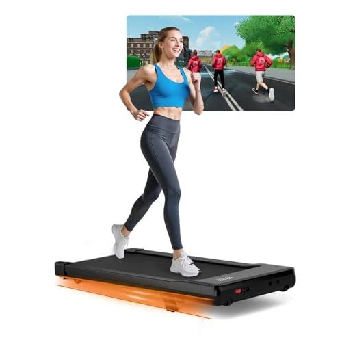 Copant Raceable Tapis de Marche Adapté aux Équipements de Haut Technologique, Tapis Roulant avec Courses Multi-Coureurs, Max 159KG Capacité APP Contrôle Tapis de Course avec Cours de Formation