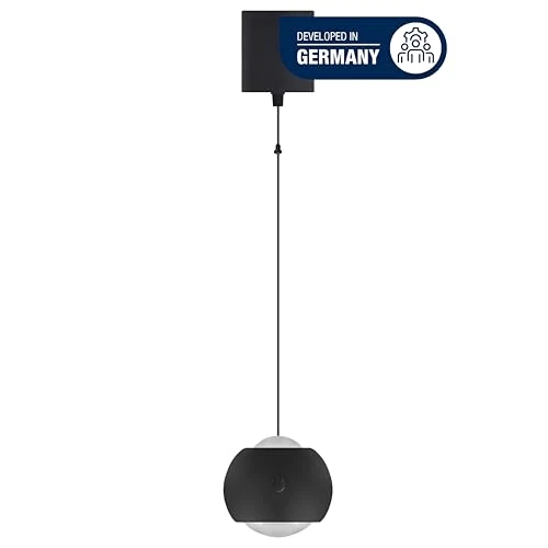 REV Lampada a sospensione a batteria, 120 lm, dimmerabile, 3 livelli, regolabile in altezza (20-155 cm), lampada a sospensione per soggiorno, ideale come lampada da comodino senza corrente, colore