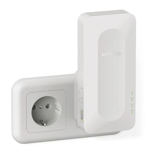 Oferta limitada: NETGEAR Extensor de Rango Mesh WiFi 6 (EAX17). Añada hasta 100m² y más de 20 Dispositivos con el repetidor y Booster de señal inalámbrica de Doble Banda AX3000 (hasta 3,0 Gbps), Seguridad WPA de 99.99 EUR a 79.99 EUR (ahorro 20%)