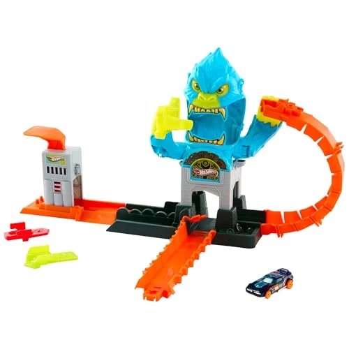 Zeitlich begrenztes Angebot: Hot Wheels City Gorilla Slam Attack Spielset und 1:64 Spielzeugauto von 30.99 € auf 25.08 € (19% Rabatt)