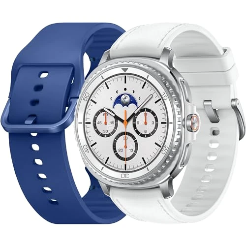 Offerta a tempo: Samsung Galaxy Watch8 Classic (White, BT, 46mm) + Sport Band, Smartwatch Galaxy AI, desig resistente agli urti, Ghiera girevole, processore 3nm, monitoraggio attività fisica e sonno, One UI 8 — 31% da 583,90 € a 402,49 €