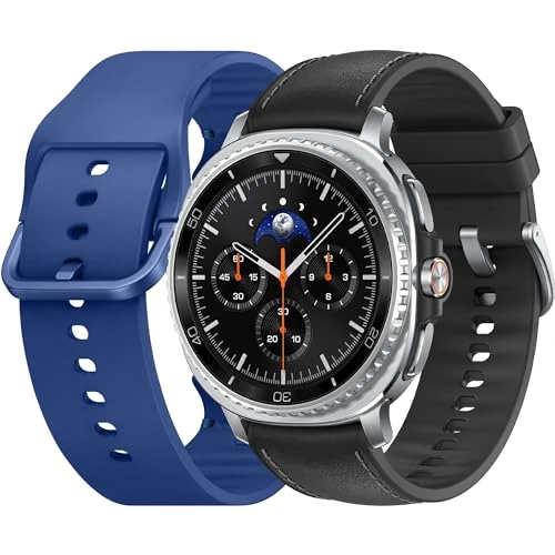Offerta a tempo: Samsung Galaxy Watch8 Classic (Black, BT, 46mm) + Sport Band, Smartwatch Galaxy AI, desig resistente agli urti, Ghiera girevole, processore 3nm, monitoraggio attività fisica e sonno, One UI 8 - 30% da 583.90 € a 406.98 €