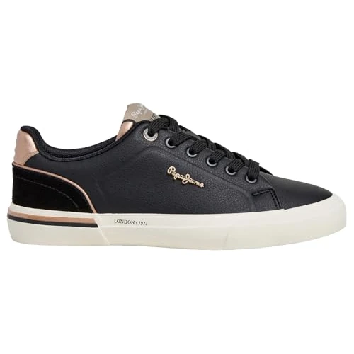 Offerta a tempo: Pepe Jeans Kenton Campus W, Sneak Donna, Nero, 36 EU - 57% da 65.00 € a 28.00 €