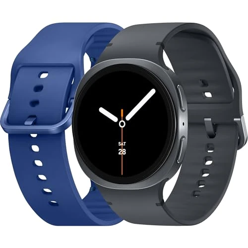 Samsung Galaxy Watch8 (Dark Gray, LTE, 44mm) + Sport Band, Smartwatch Galaxy AI, allenatore personale, desig resistente agli urti, processore 3nm, monitoraggio attività fisica e sonno, One UI 8