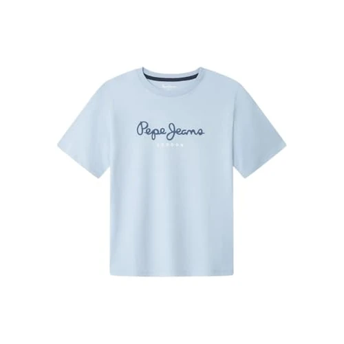 Offre limitée : Pepe Jeans New Art T-Shirt, Bleu Ciel, 16 Ans Garçon de 19.00 € à 13.29 € (30% de remise)