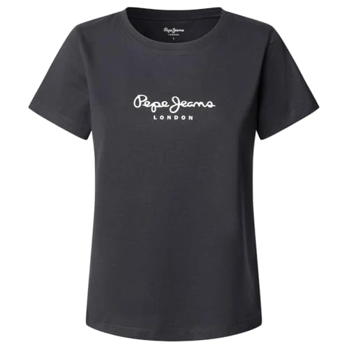 Oferta limitada: Pepe Jeans Camiseta MAE para Mujer, Color Negro (Negro), Talla XS de 29.00 € a 15.21 € (ahorro 48%)