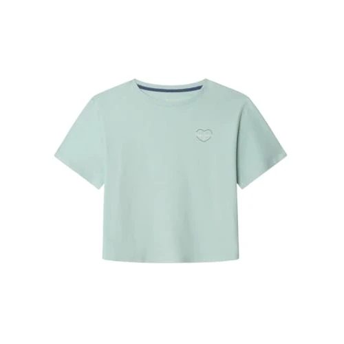 Limited-time offer: Pepe Jeans Girl's Giana T-Shirt, Blue (Aqua Blue), 6 from 5.17 £ to 5.17 £ (save 0.00%)