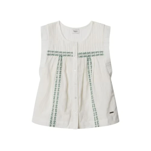 Oferta limitowana: Pepe Jeans Koszula dziewczęca Hetty, biała (mus biały), 14 z 209.00 zł na 209.00 zł (oszczędź 0.0%)