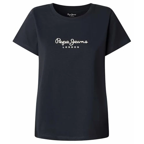 Offre limitée : Pepe Jeans T-Shirt Mae pour Femme, Bleu (Dulwich Blue), M de 16.38 € à 16.38 € (0.00% de remise)