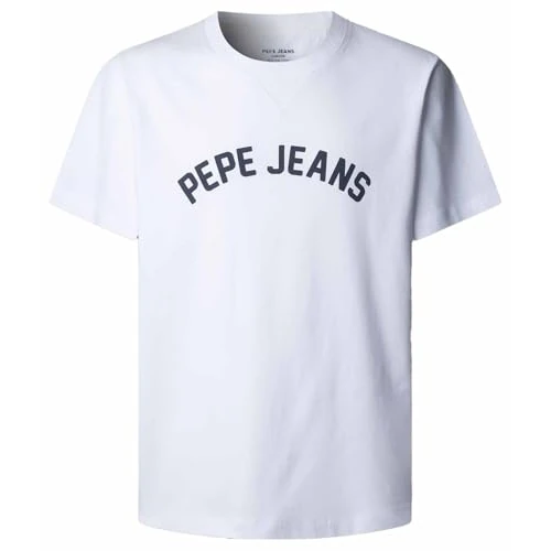 Offerta a tempo: Pepe Jeans Gio Tee T-Shirt, Bianco (Bianco), XS Uomo - 31% da 35.00 € a 24.04 €