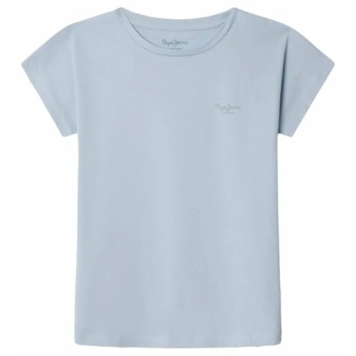 Offerta a tempo: Pepe Jeans Gigi T-Shirt, Blu (Celeste), 12 Anni Bambine e Ragazze - 44% da 19.00 € a 10.67 €