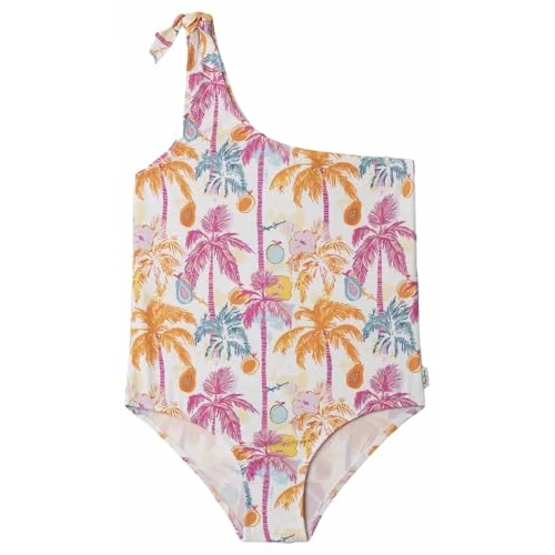 Offerta a tempo: Pepe Jeans Costume da Bagno da Bambina Tropical ASY, Rosa (Deep Fuchsia), 6 - 42% da 39.00 € a 22.53 €